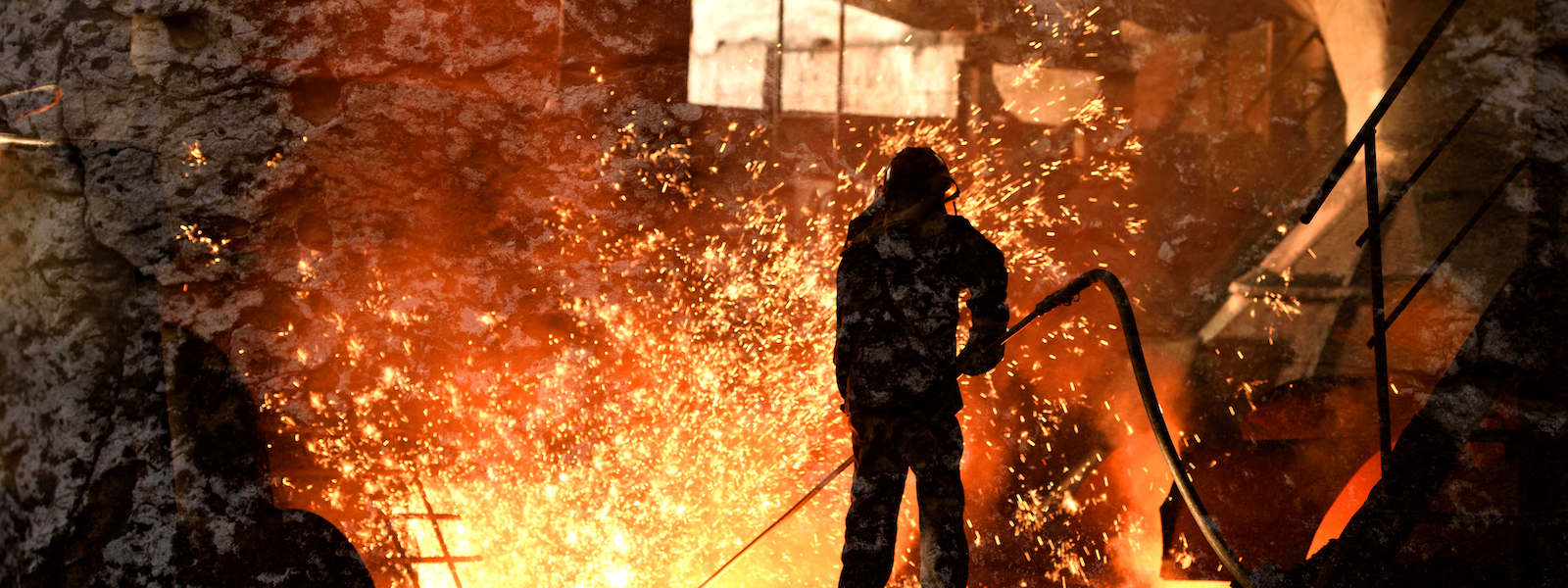 Blast furnace iron,Nikon D810 camera,70--200 lens.